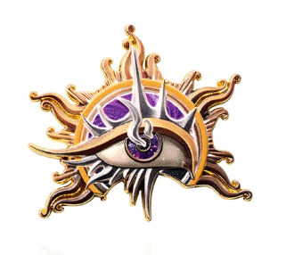 D&D - Eye Pin Badge