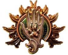 D&D - Ranger Class - Beast Paw Pin Badge