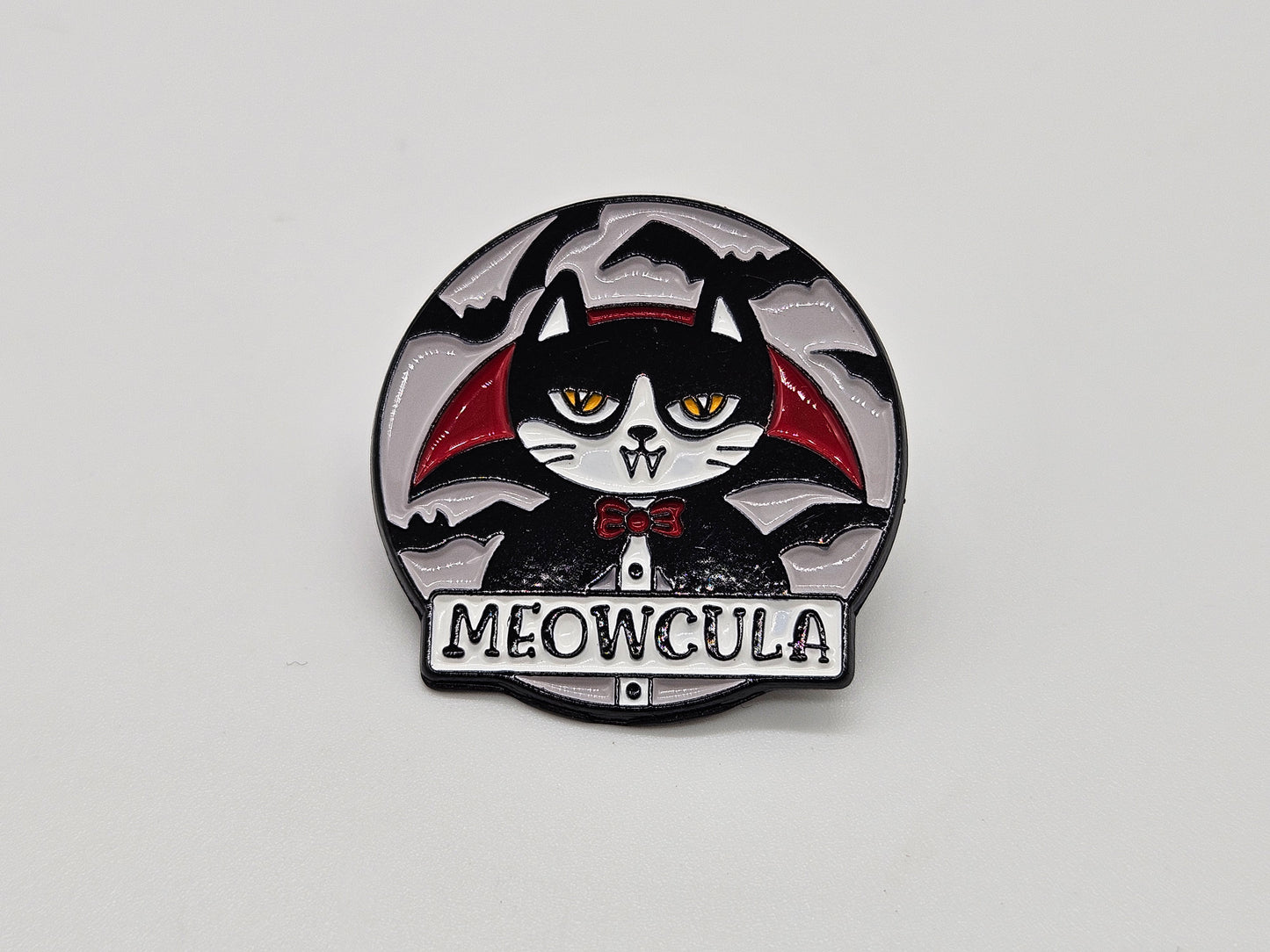 Meowcula- Pin Badge