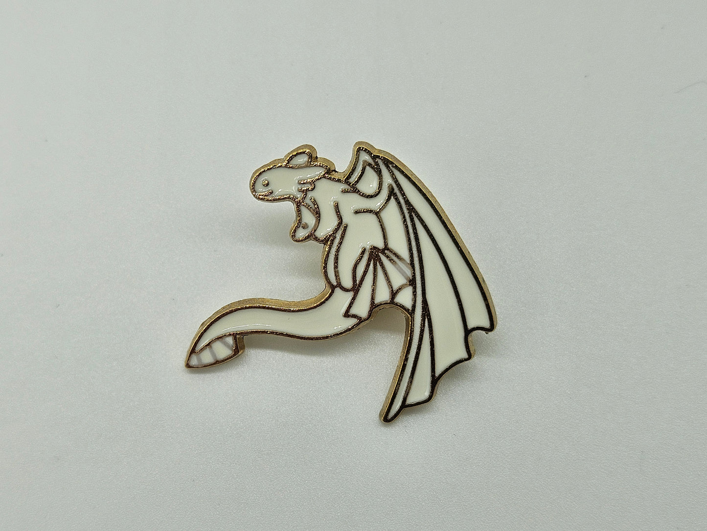 D&D White Dragon- Pin Badge