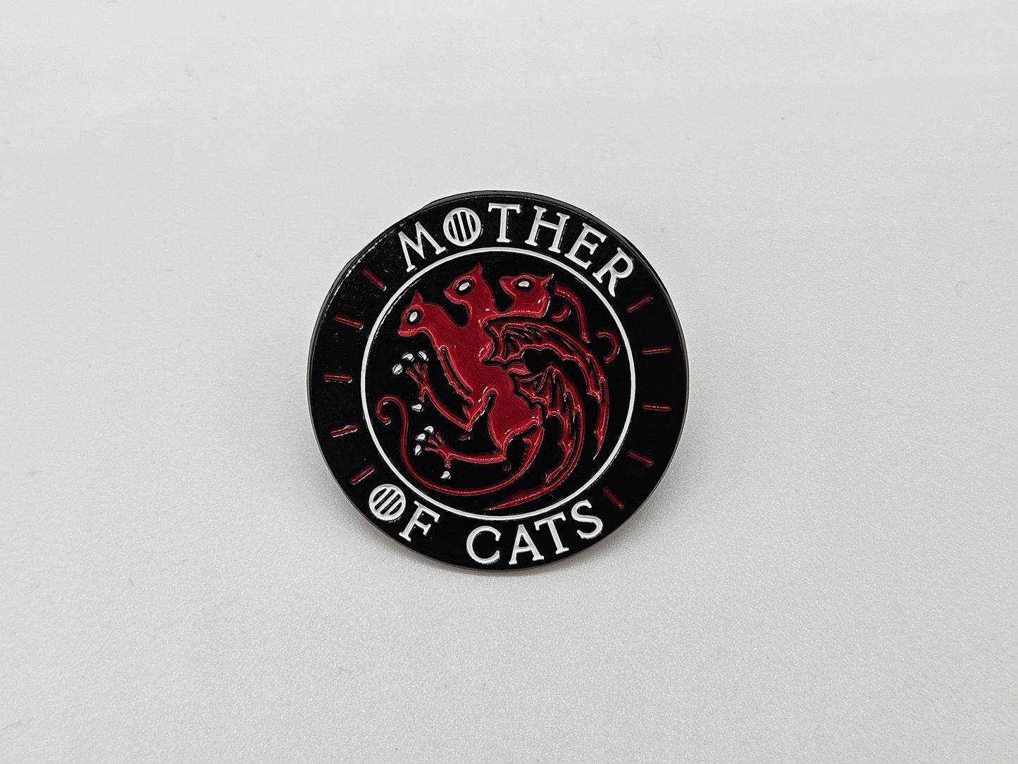 Mother of Cats- Pin Badge