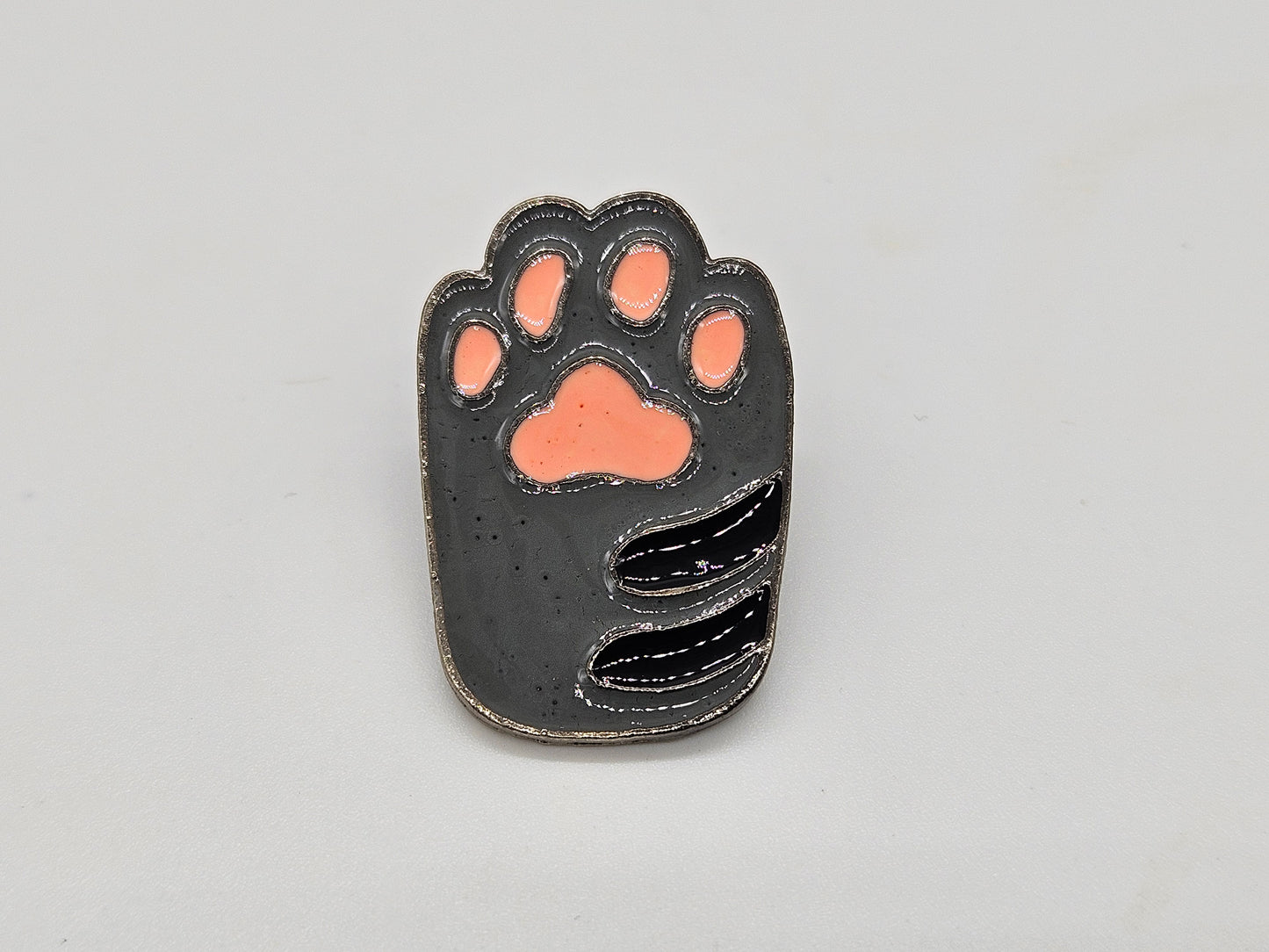 Cat Paw Black - Pin Badge