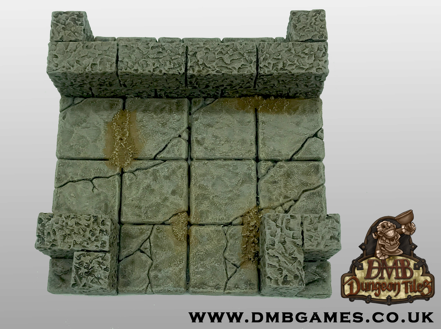 Geomorph Tile: 4x4 T-Junction Corridor