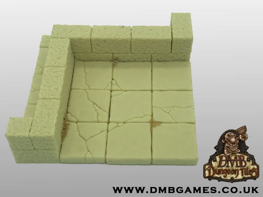 Geomorph Tile: 4x4 Room Corner