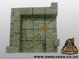 Geomorph Tile: 4x4 L-Corner Corridor