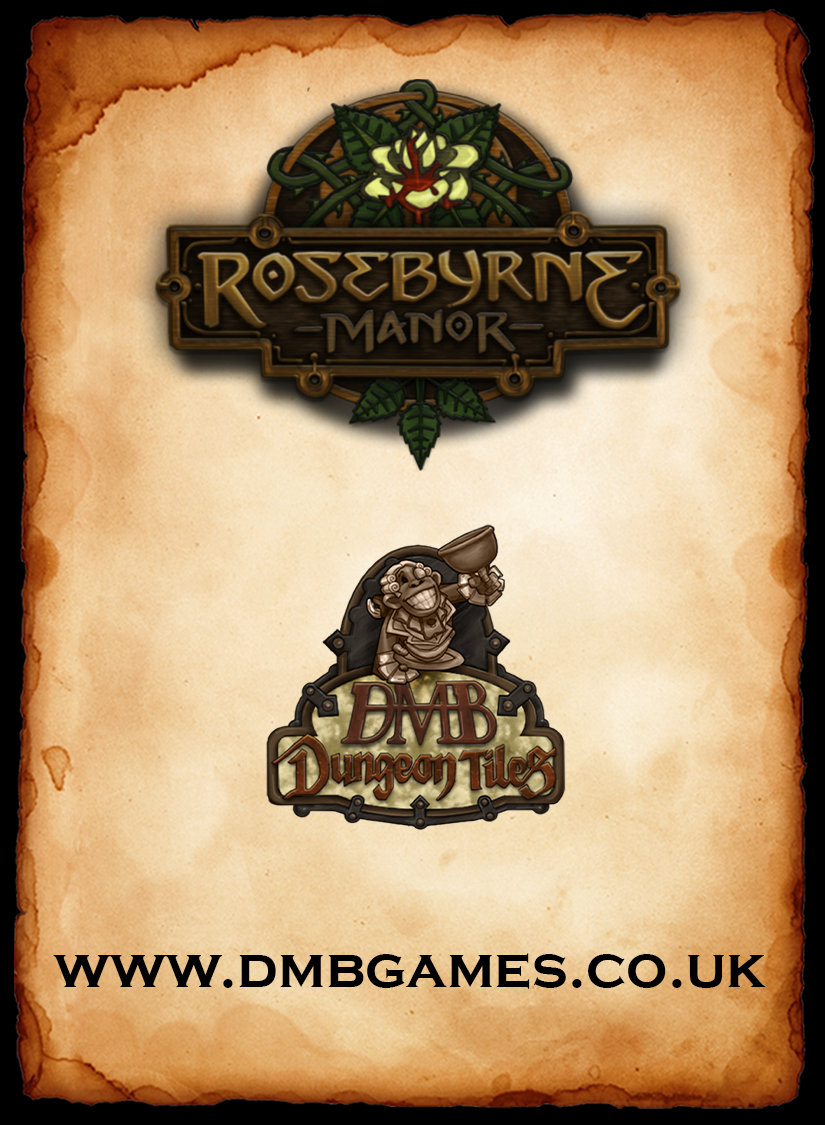 Rosebyrne Manor: Map Deck: Dungeon Core Set