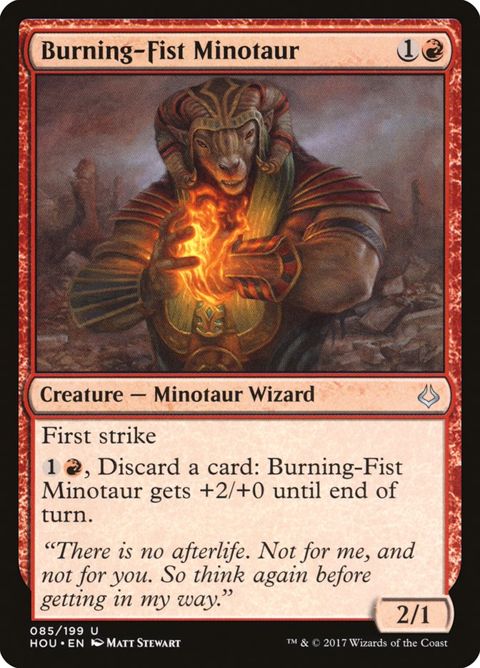 85-burningfistminotaur