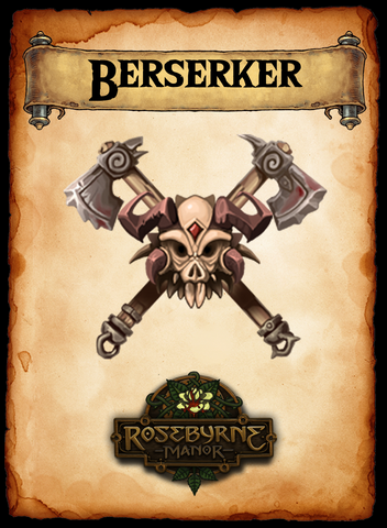 Rosebyrne Manor: Character Deck Expansion: The Berserker