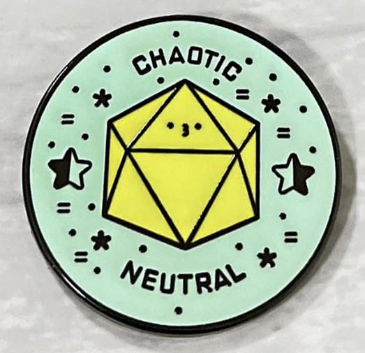 D&D: Chaotic Neutral Badge