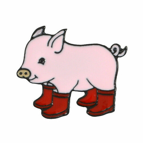 Pig in Boots: Red Boots Badge