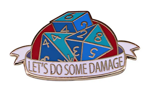 D&D: Let's Do Some Damage Badge