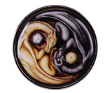 D&D: Black & White Dragon Badge