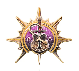 D&D - Rogue Class -Lock Pick Pin Badge