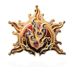D&D - Sorcerer Class - Flame Pin Badge