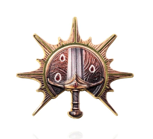D&D - Fighter Class -Great Sword Pin Badge