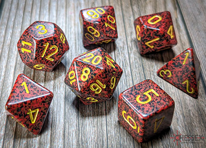 Chessex - Speckled Polyhedral 7 Dice Set - Mercury