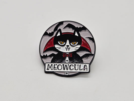 Meowcula- Pin Badge