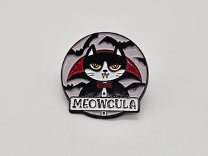 Meowcula- Pin Badge