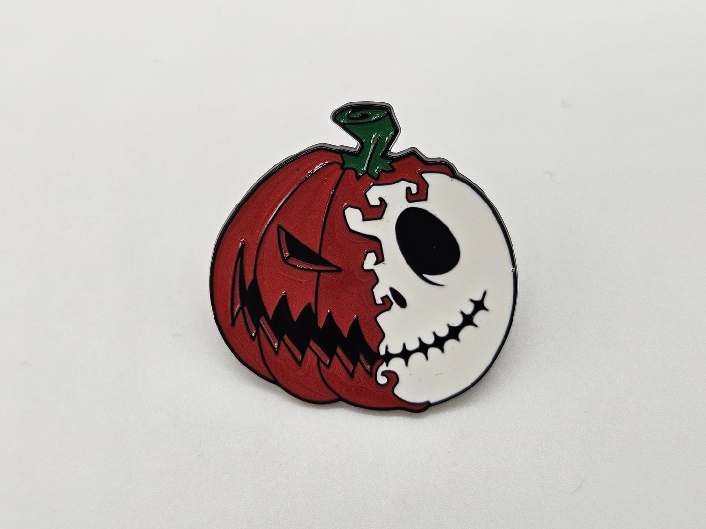 Jack S. Half Pumpkin- Pin Badge