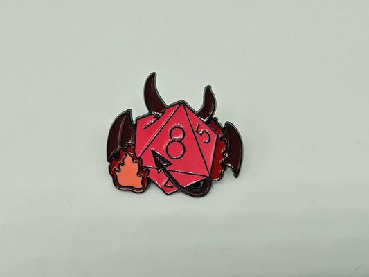 D8-  Pin Badge