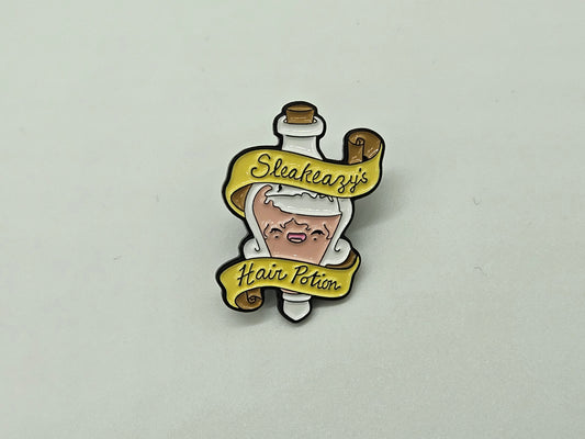 Sleakeazy's Hair Potion - Pin Badge