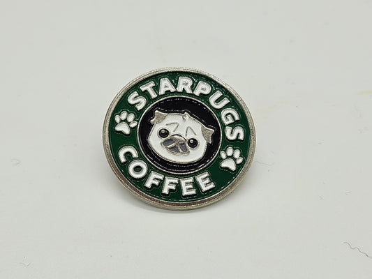 Starpugs Coffee- Pin Badge