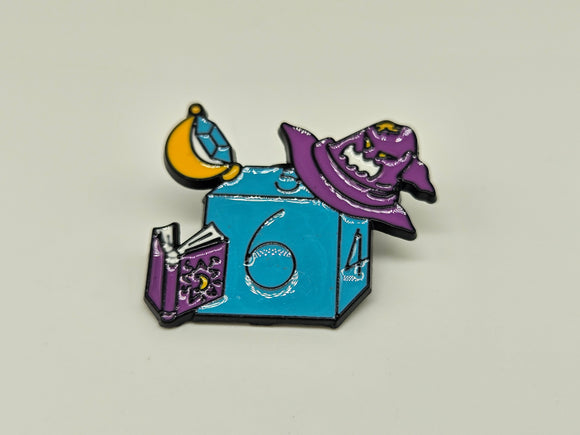 D6-  Pin Badge