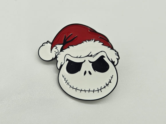Jack Santa Hat- Pin Badge