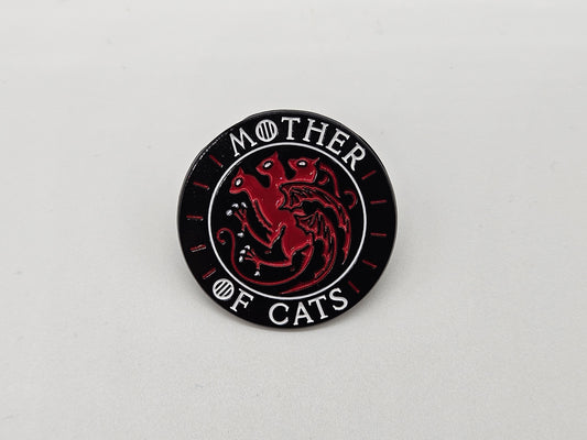 Mother of Cats- Pin Badge