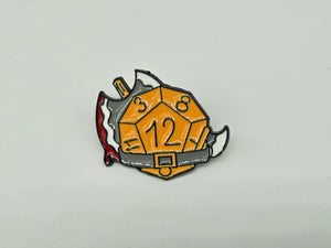 D12-  Pin Badge