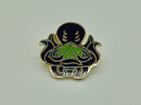 D&D Octopus- Pin Badge