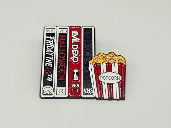 Horror Movies- Pin Badge