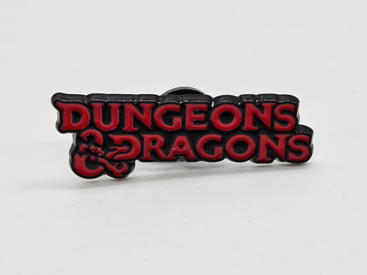 Dungeons & Dragons Logo- Pin Badge
