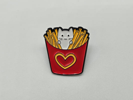 Cat in Fries- Pin Badge