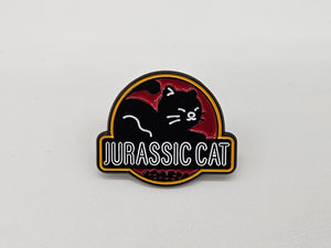 Jurassic Cat- Pin Badge
