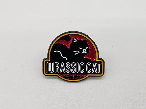 Jurassic Cat- Pin Badge
