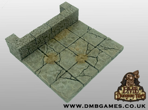 Geomorph Tile: 4x4 Room Straight Edge