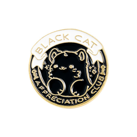 Black Cat Appreciation Club Badge