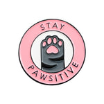 Stay Pawsitive Badge