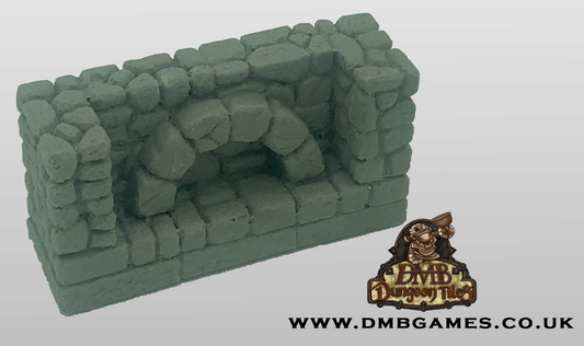 Corridor End: Fieldstone Sewer Grate