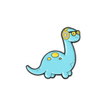 Dino: Headphones Badge