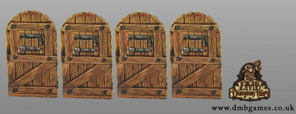 Door Set: Wooden Inn Door