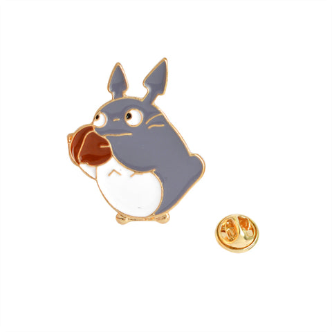 Totoro and Acorn Badge