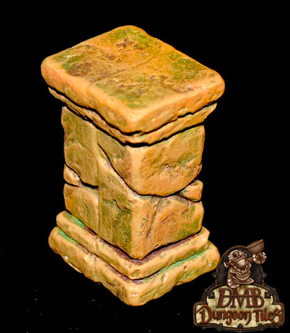 Small Stone Pillar Set (Pack of 6)